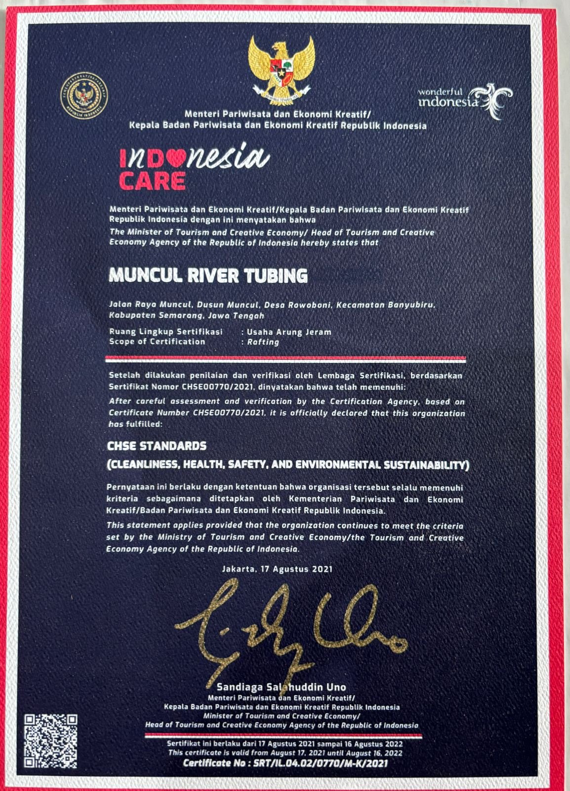 Certificate 1